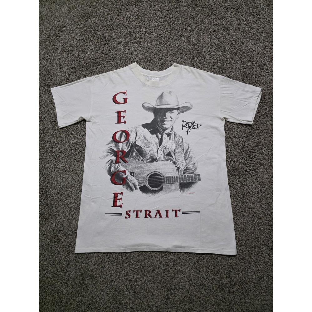 Vintage 90's George Strait One Size Sleep Shirt Made In USA
